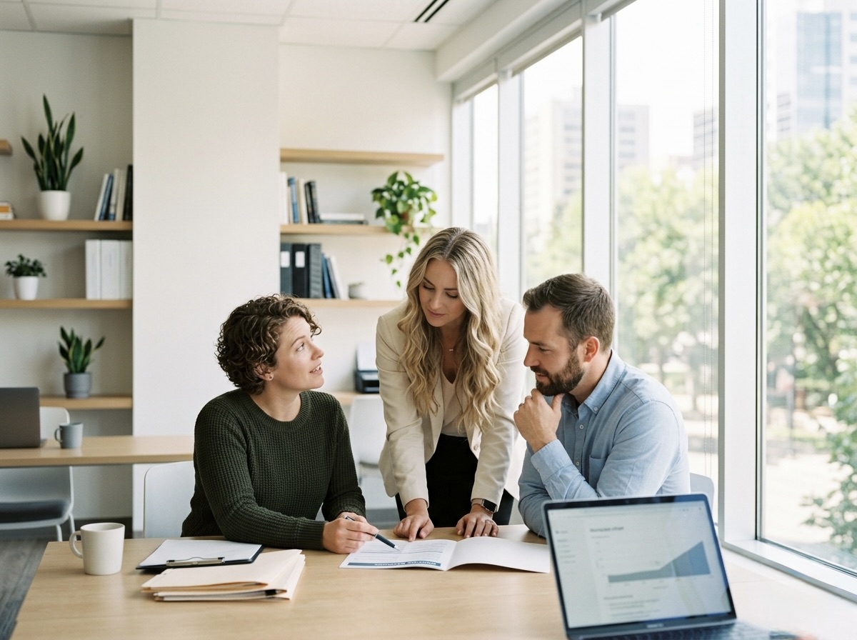 Moneta Mortgages team at work in Edmonton