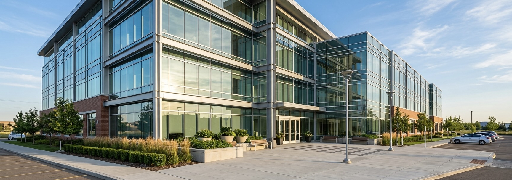 Edmonton commercial building exterior
