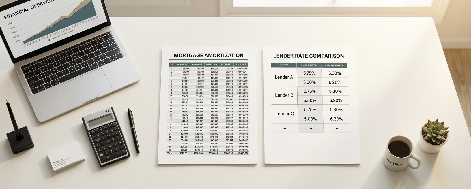 Financial planning calculator mortgage