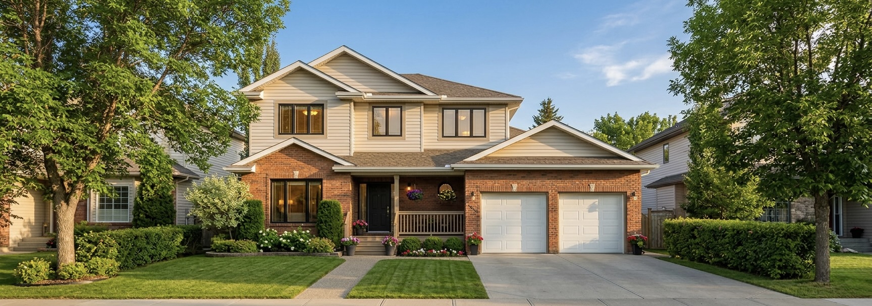 Edmonton residential home exterior