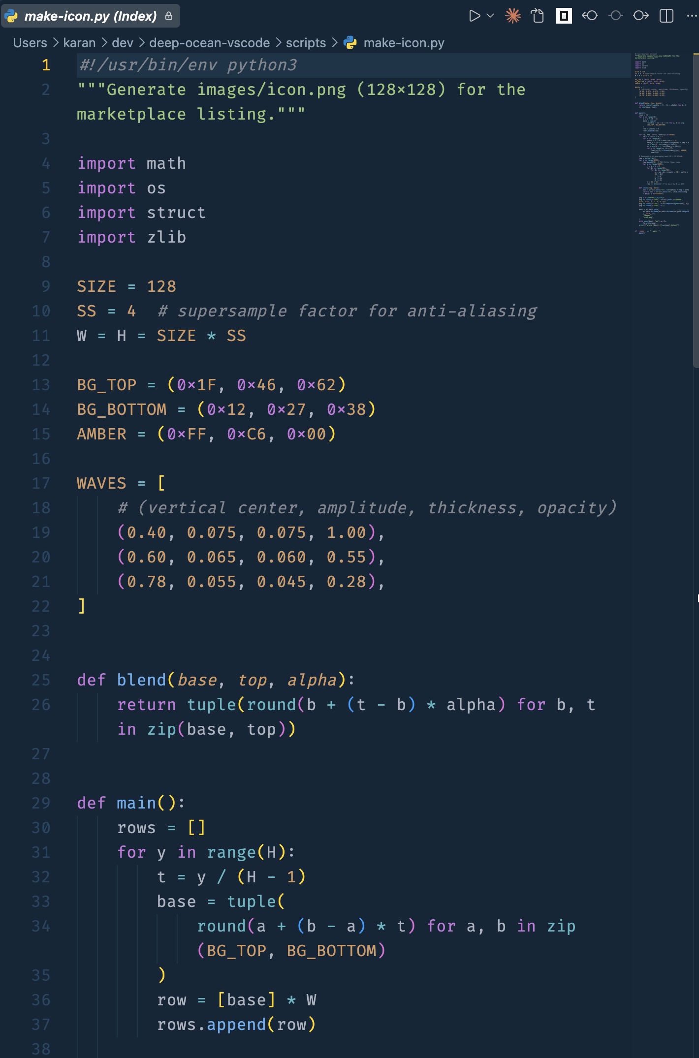 Python source