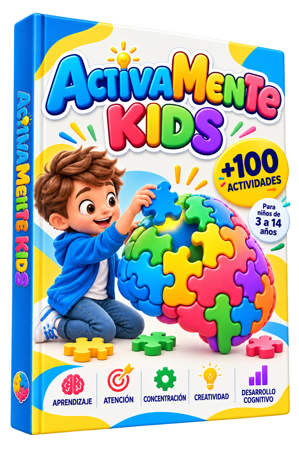 Portada del libro de actividades ActivaMente Kids