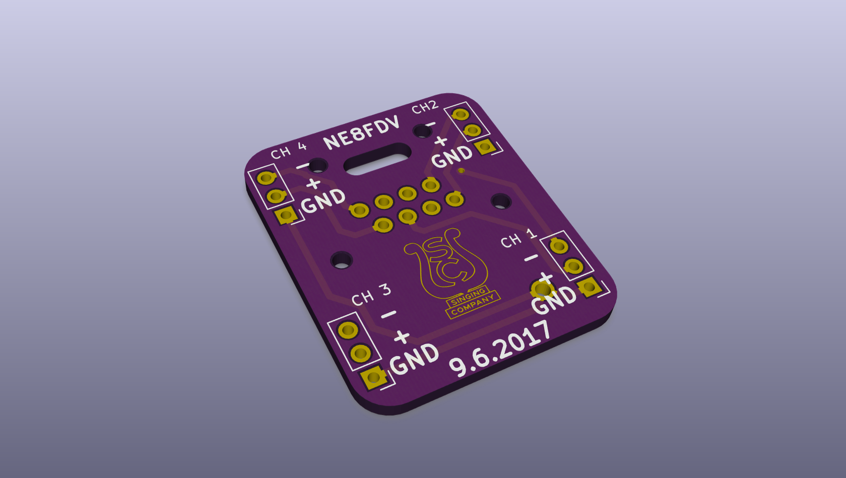 NE8FDV Breakout, from the project README