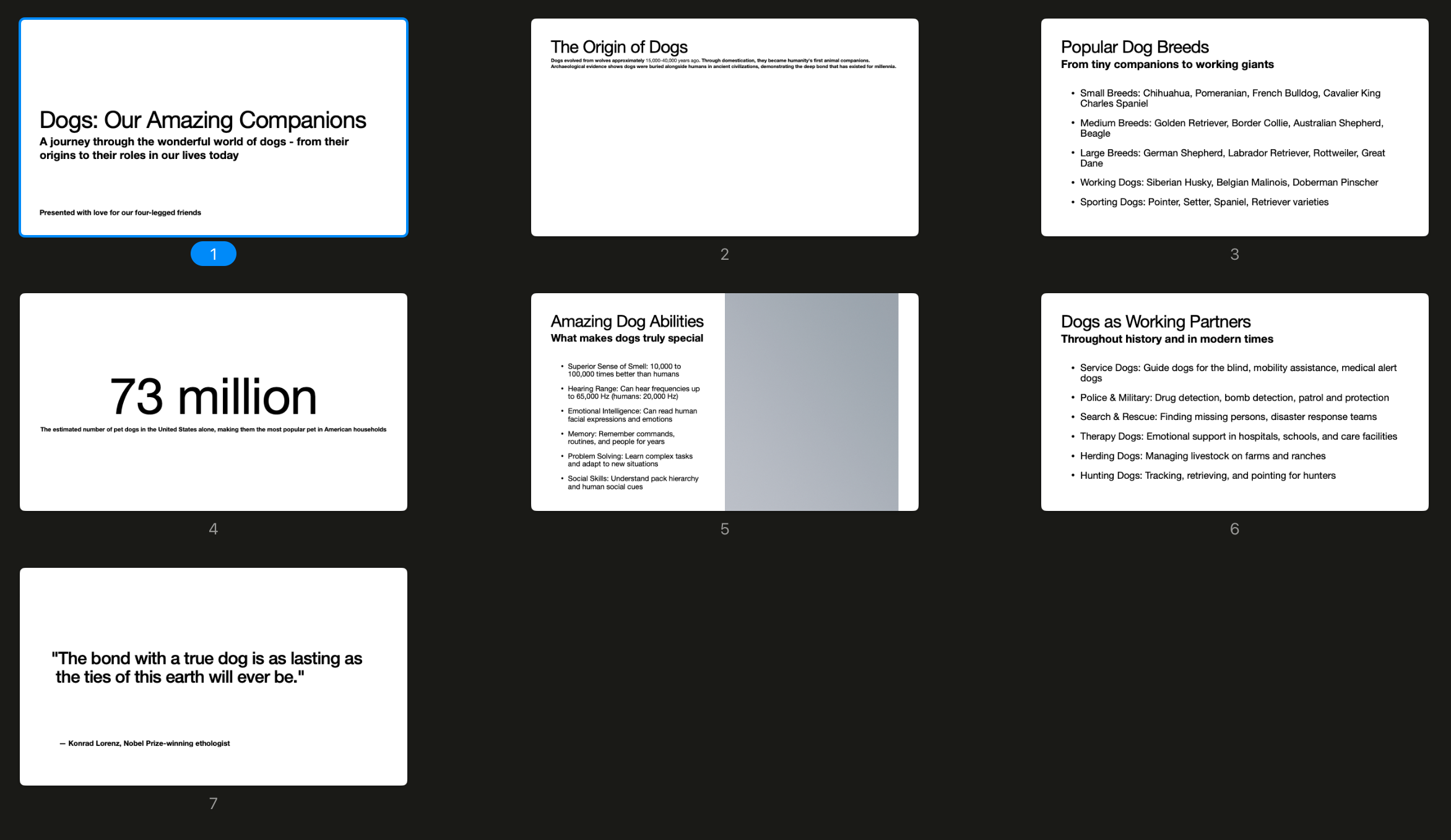 Slideshow created