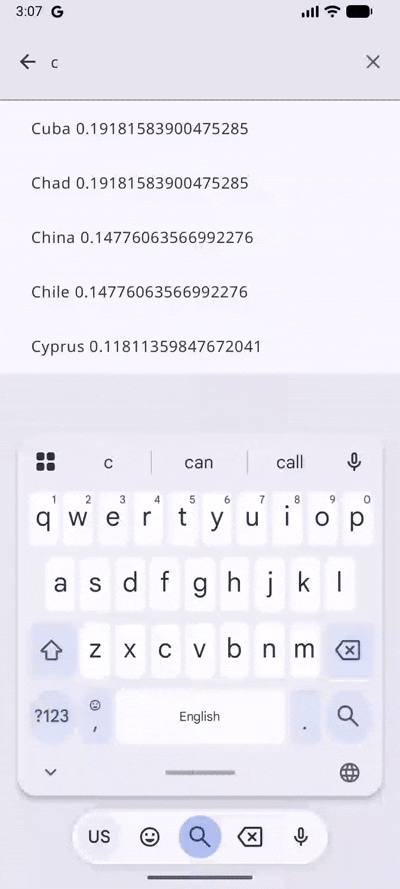 Real-World Typing Simulation: The "Cnada" Problem