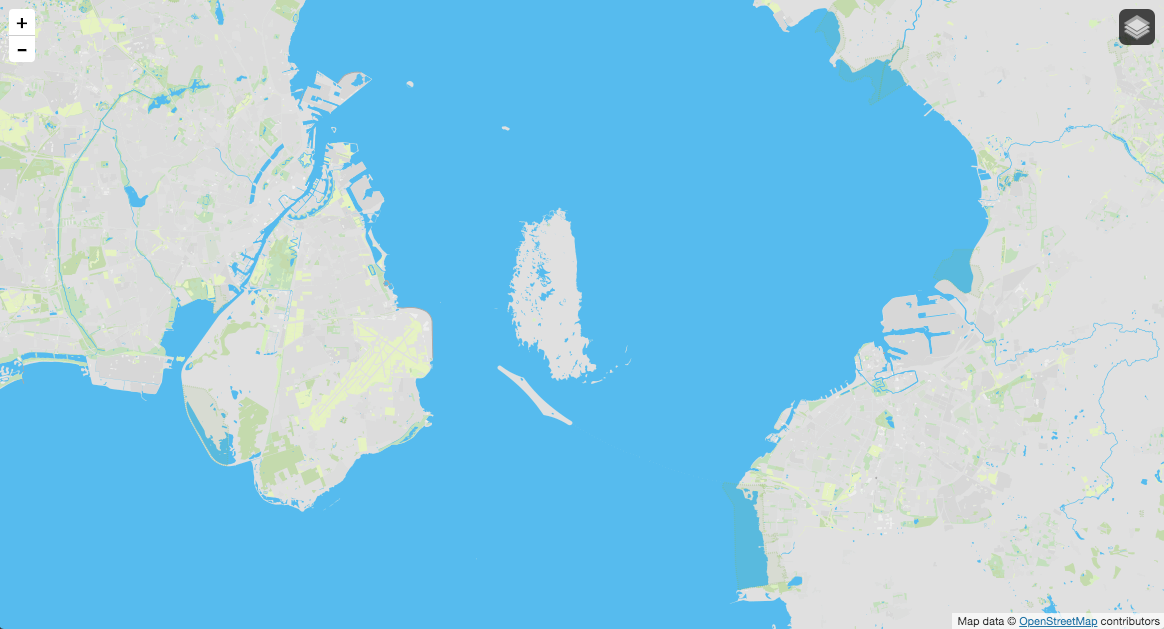 Base map of the Øresund region