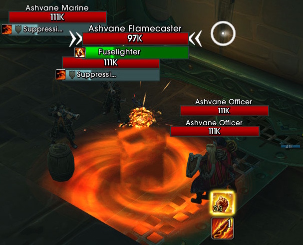 Floating Interrupt Highlight - Example
