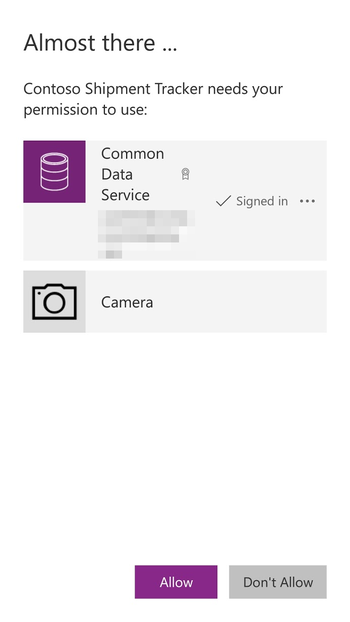 PowerApps Mobile - Permissions
