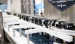 A soda can production line