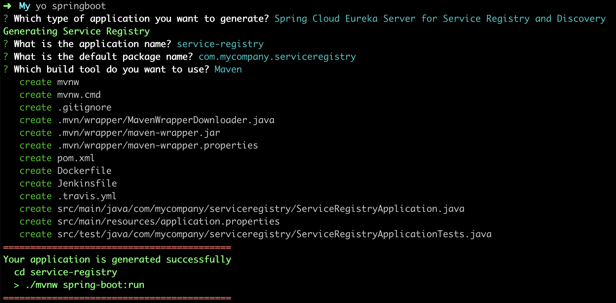 Microservice Generation