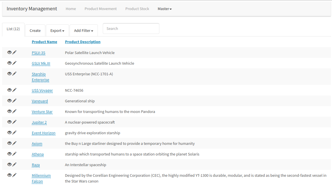 Product View Product page