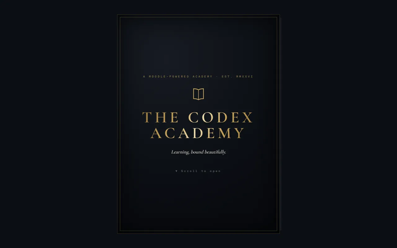 Cover — The Codex Academy