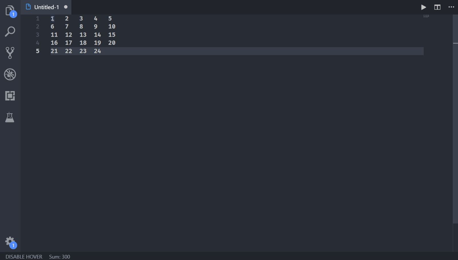 GitHub - kaskamal/vscode-sumnum: VSCode extension providing rapid ...