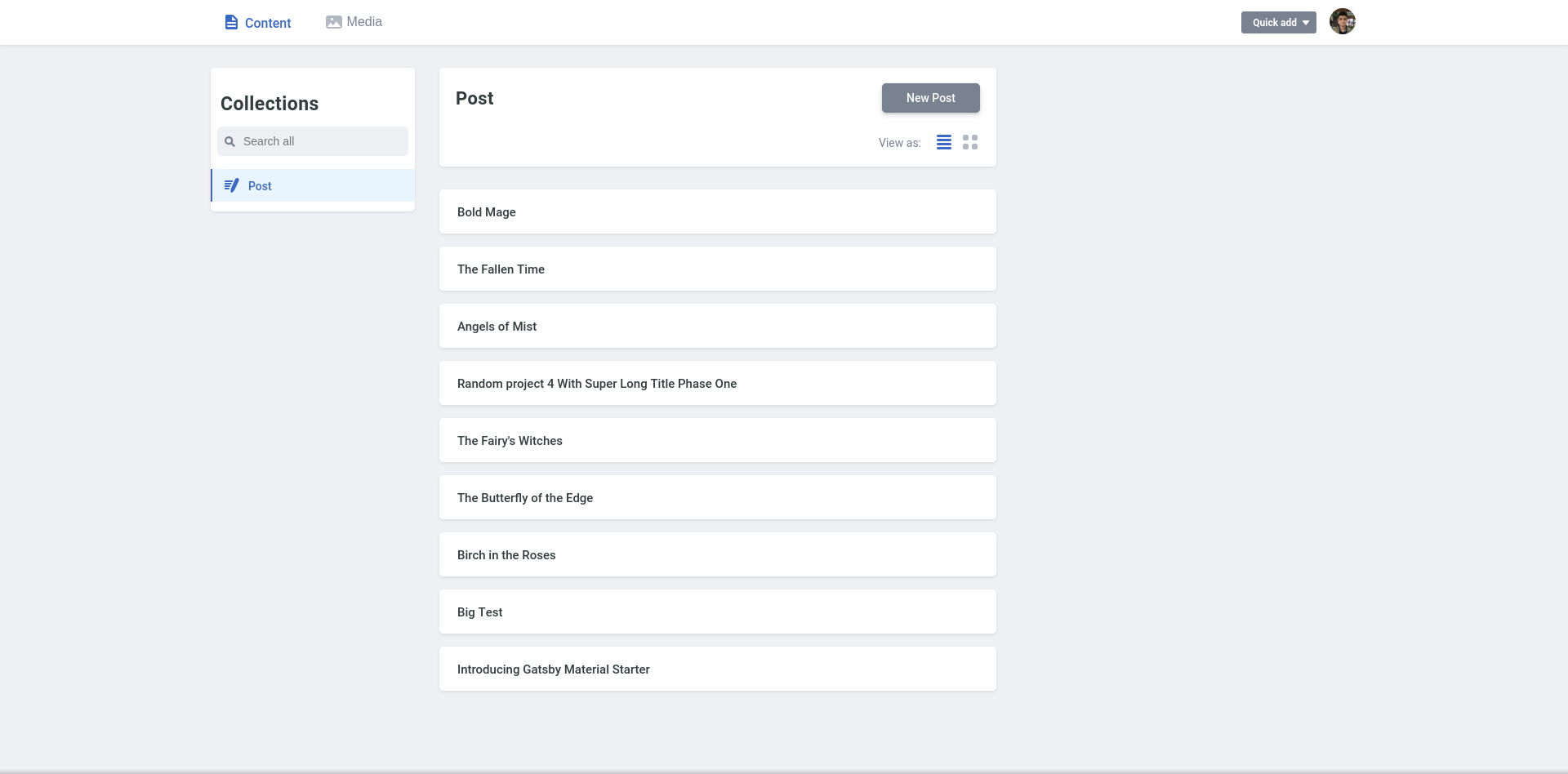 Netlify Admin Dashboard