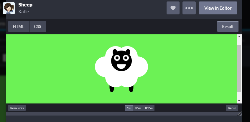 CSS sheep