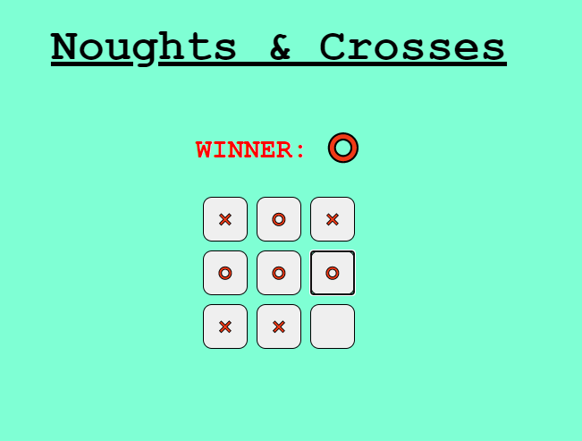 Noughts and Crosses Games