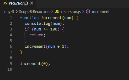 recursion example