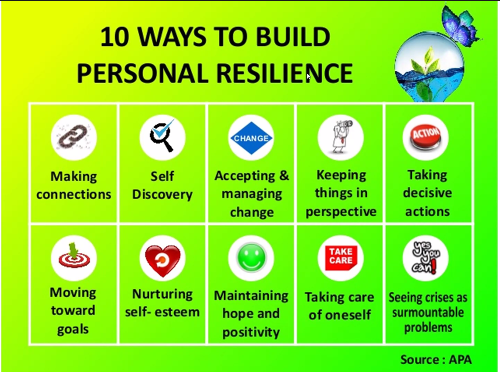 Ways to build resilience