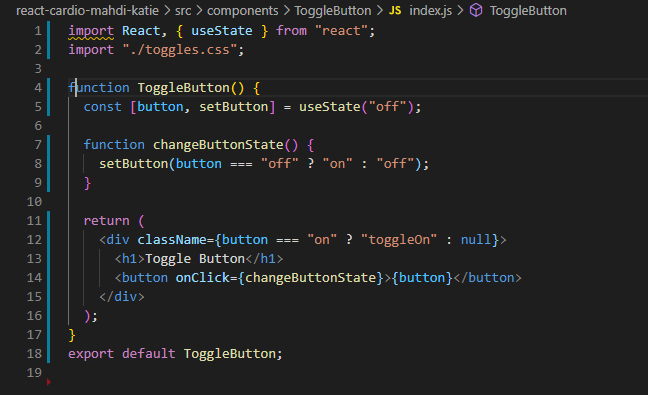 toggleButton component