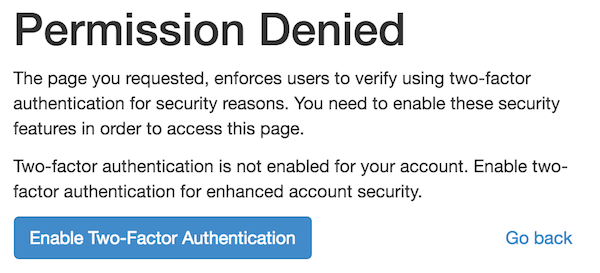 two-factor auth message