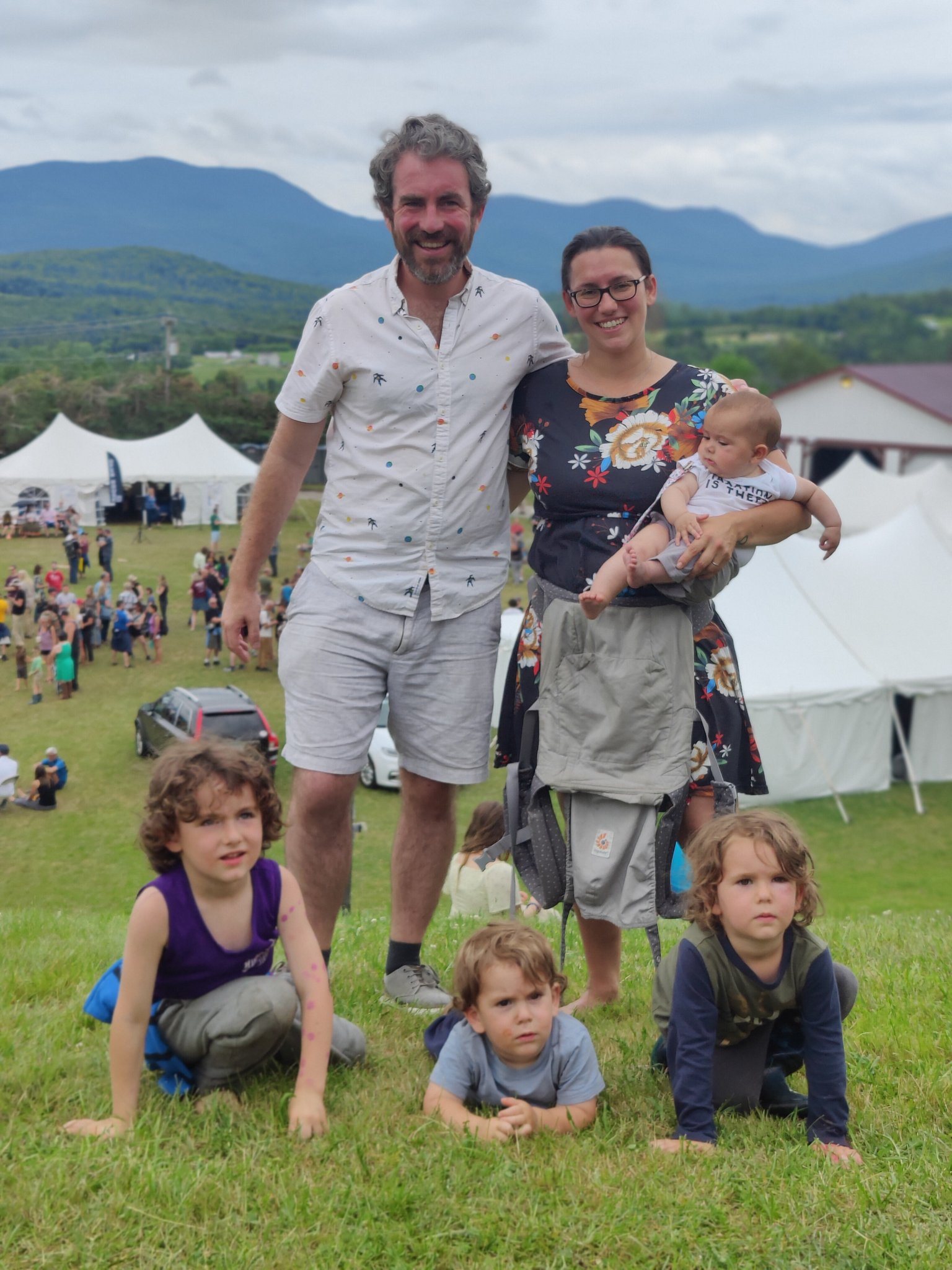 Jeremy Kauffman with his family