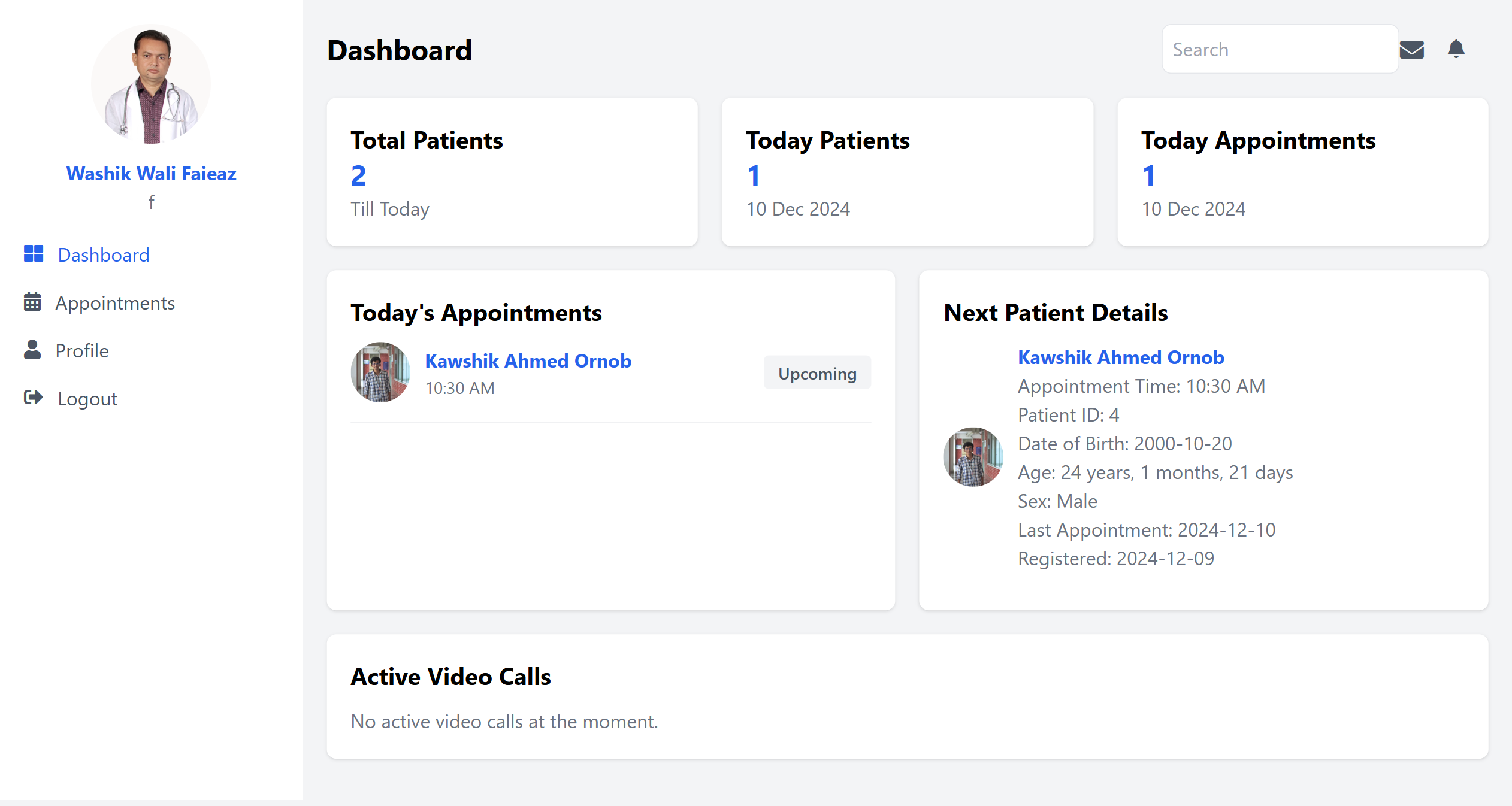 Doctor Dashboard