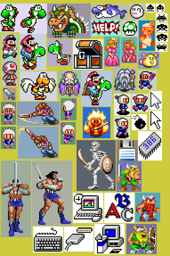 Sample one, nearest neighbor scaled 3x