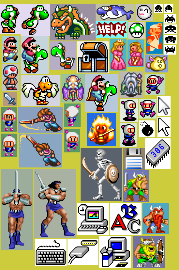 Sample one, xBRZ scaled 3x with 5-bit LUT