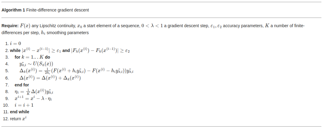 Algorithm description