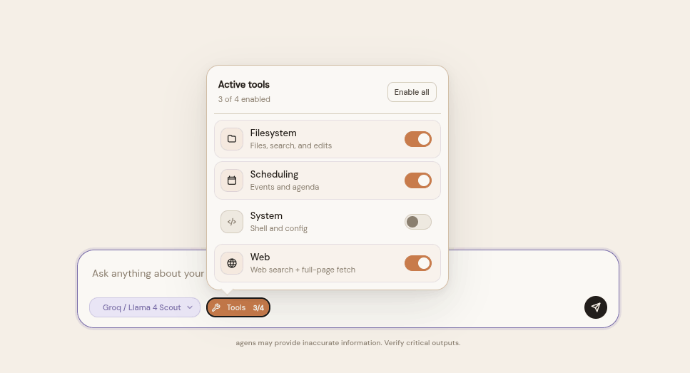 Tool Permissions Dashboard