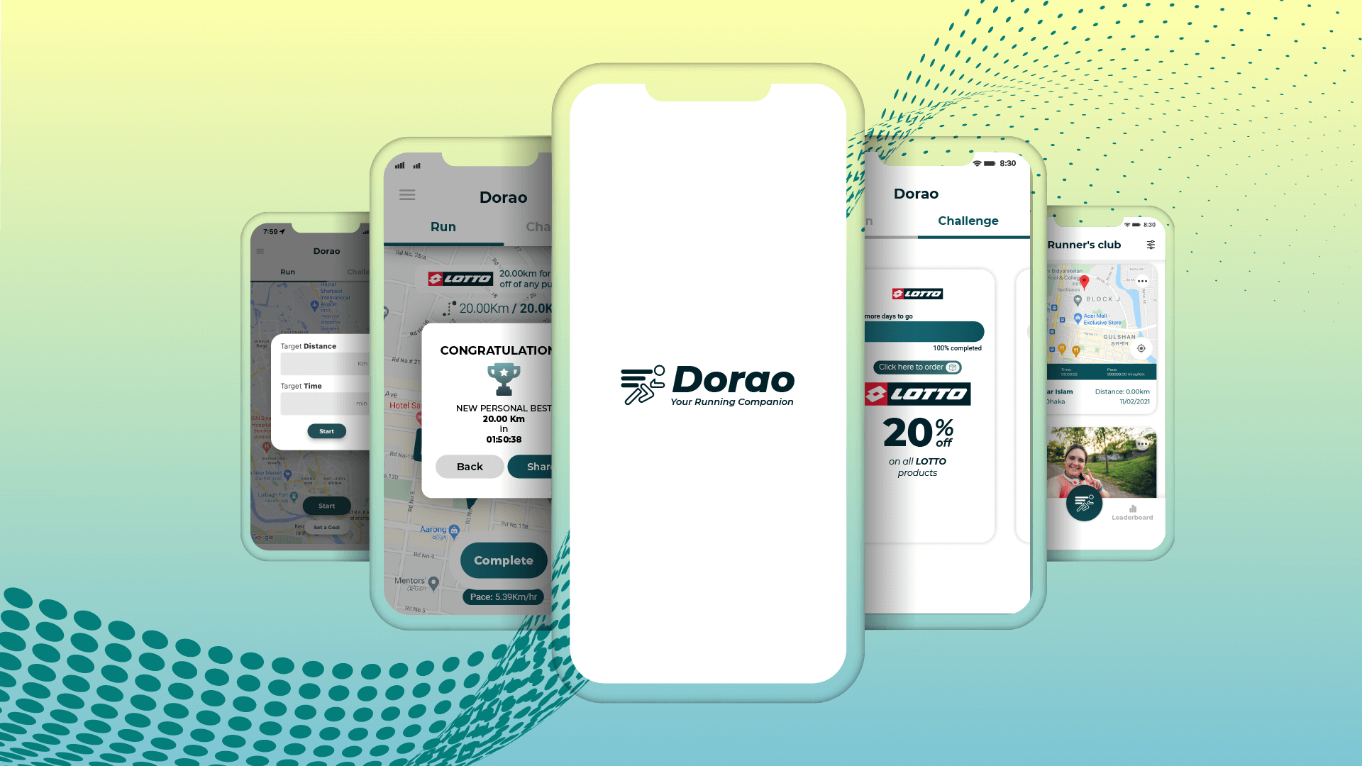 Dorao - Your Running Companion Demo