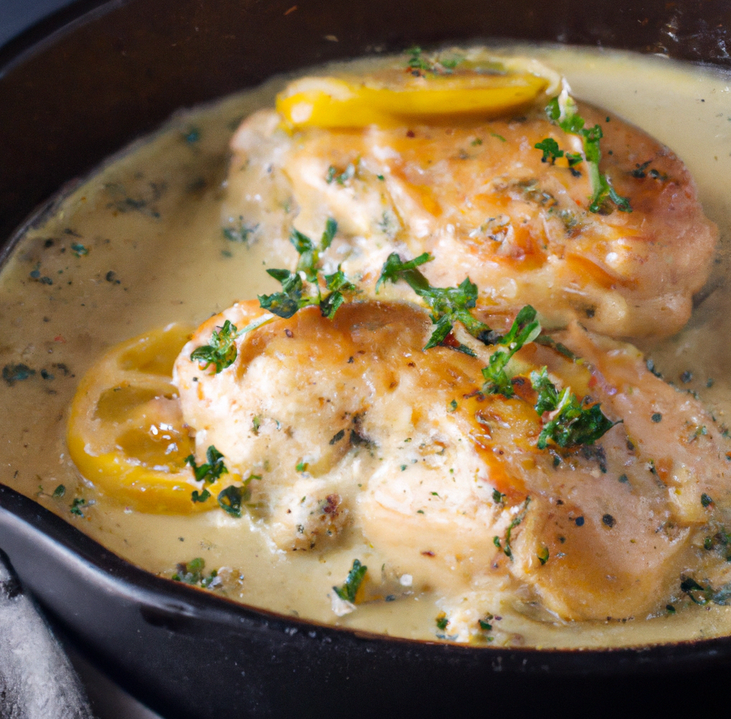 Creamy Lemon Thyme Chicken