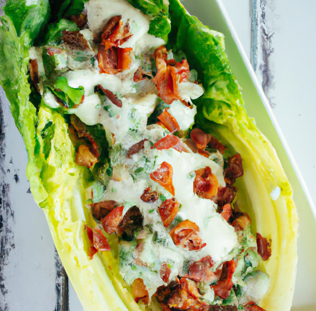 Summer Blue Cheese Wedge Salad