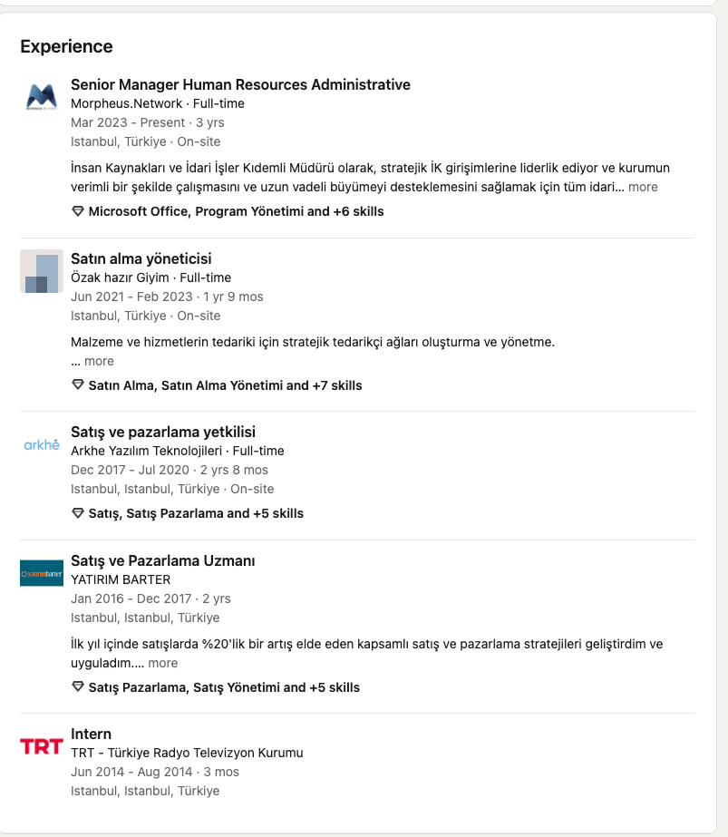 LinkedIn Screenshot 2