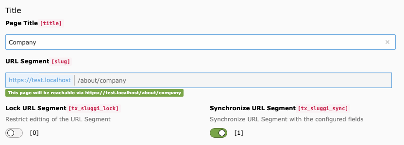 sluggi Synchronization