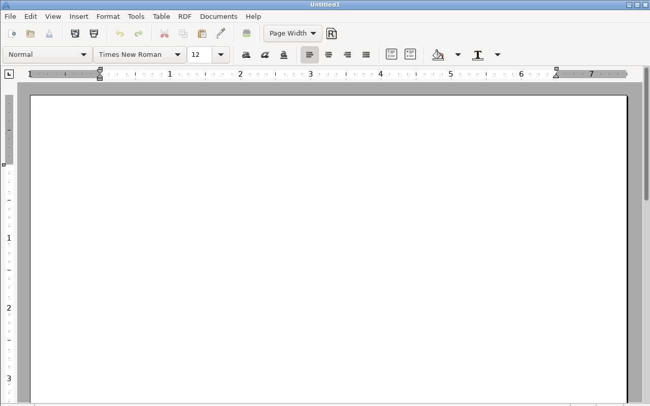 screenshot 1 of Abiword