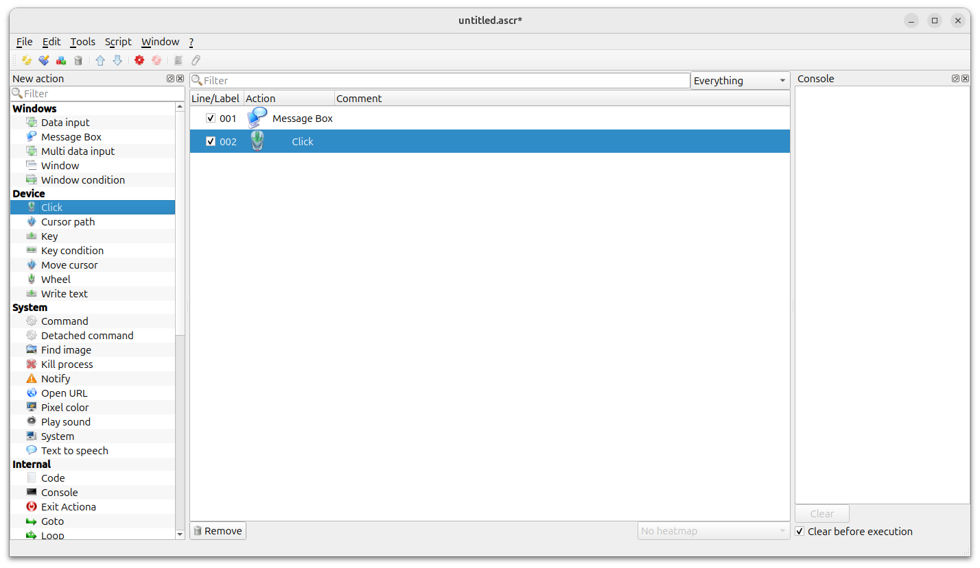 screenshot 1 of Actiona