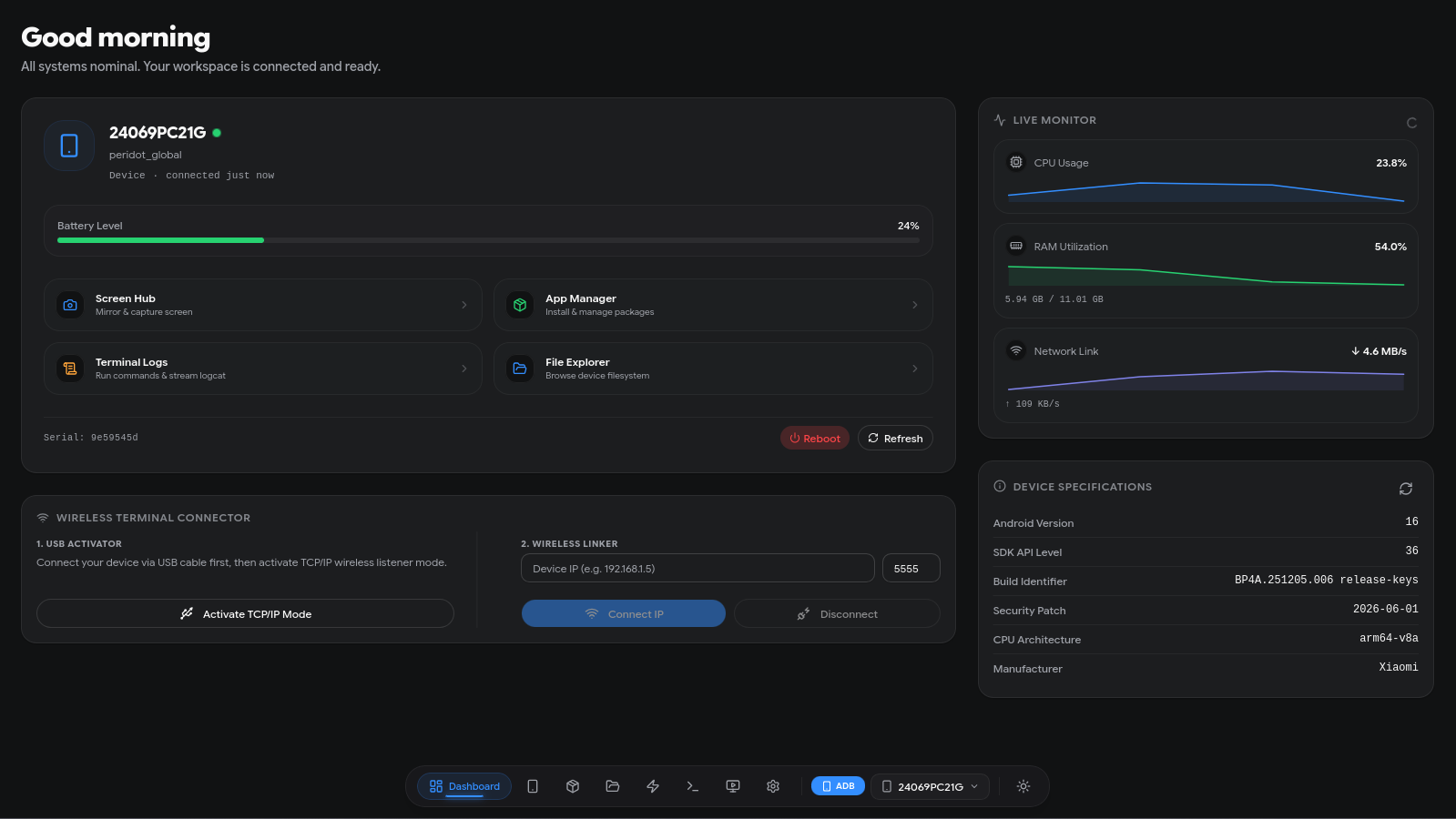 screenshot 1 of Adbkit