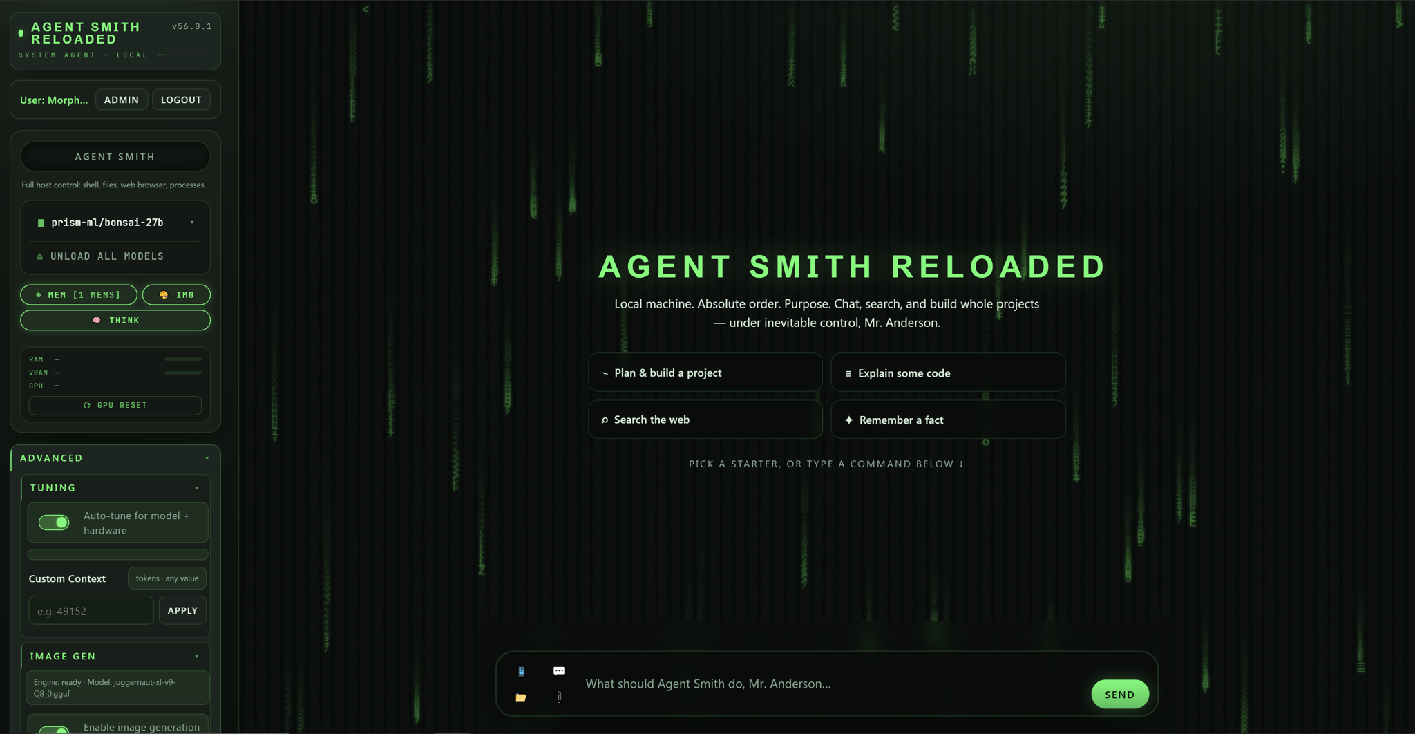 screenshot 1 of agent-smith-reloaded