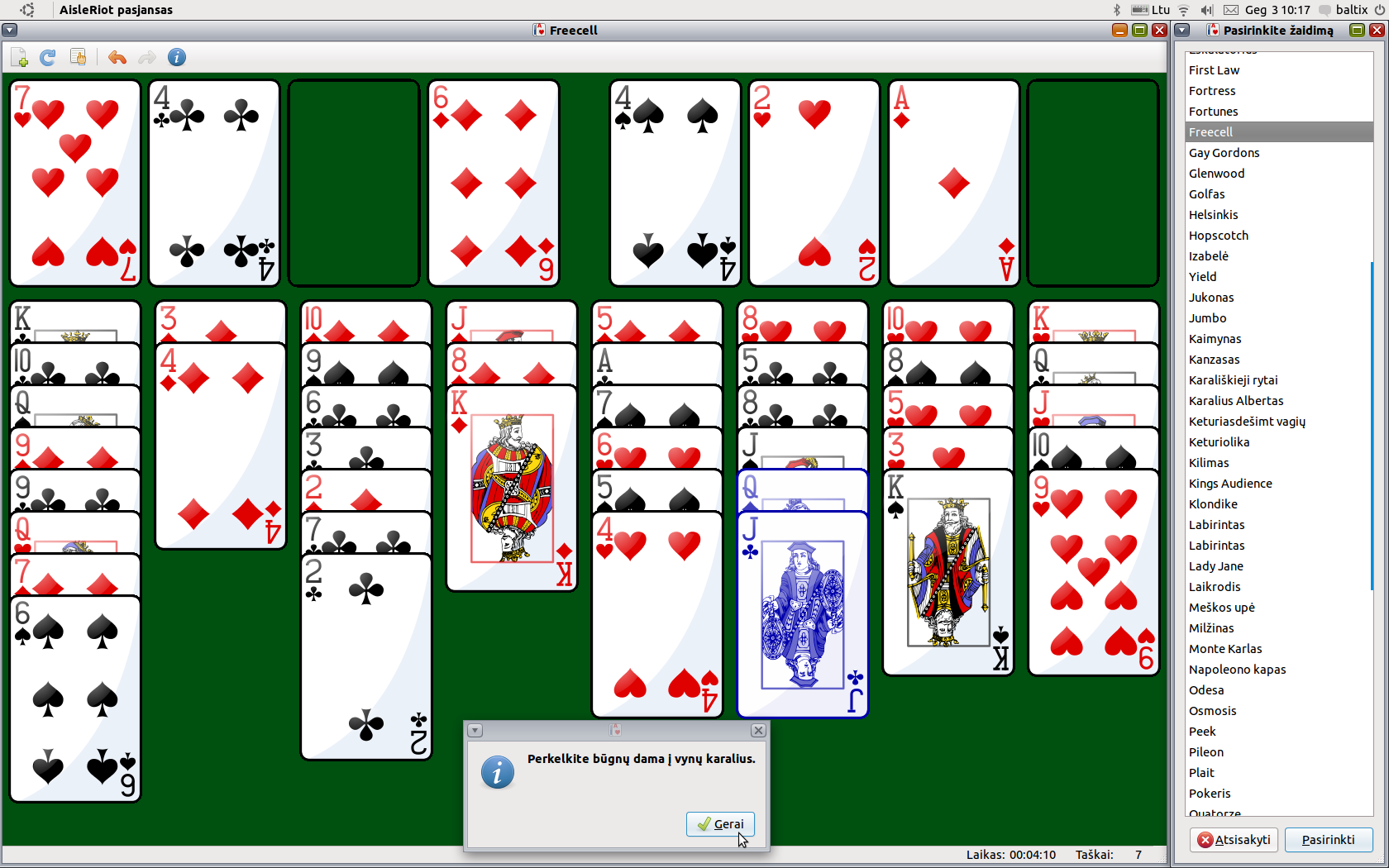 screenshot 1 of Aisleriot