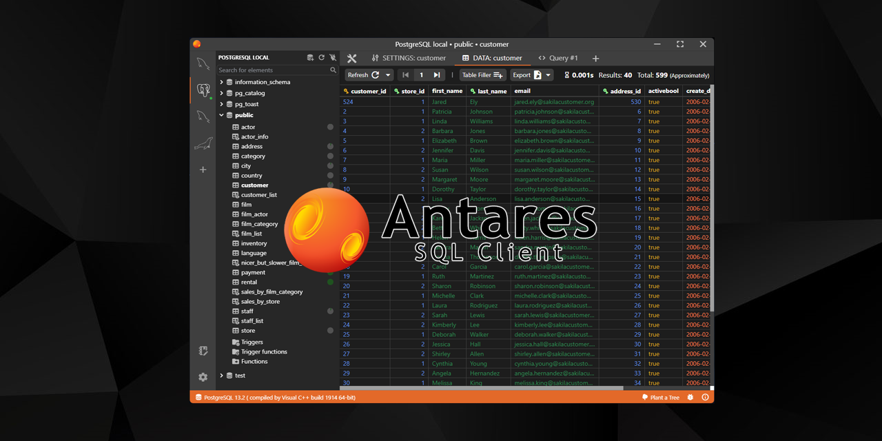 screenshot 1 of Antares SQL