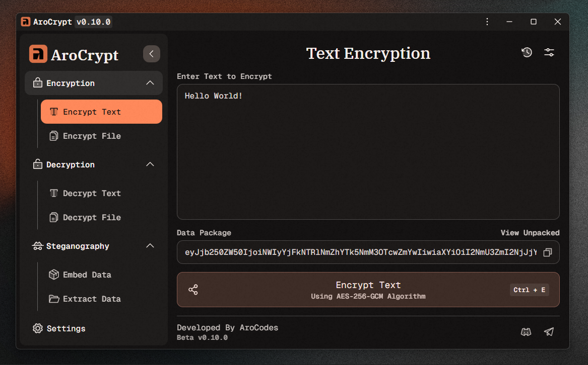 screenshot 1 of Arocrypt
