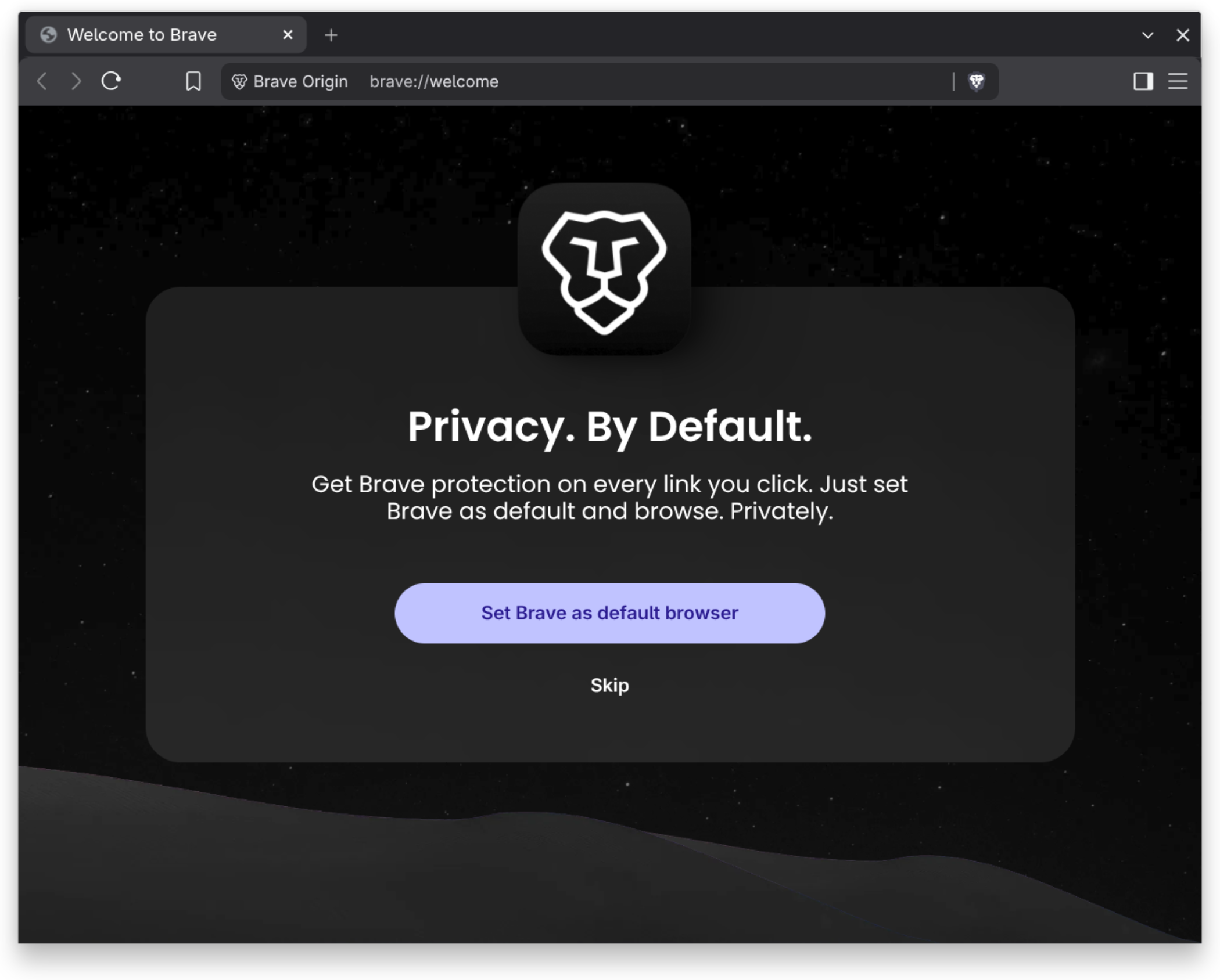 screenshot 1 of Brave Origin