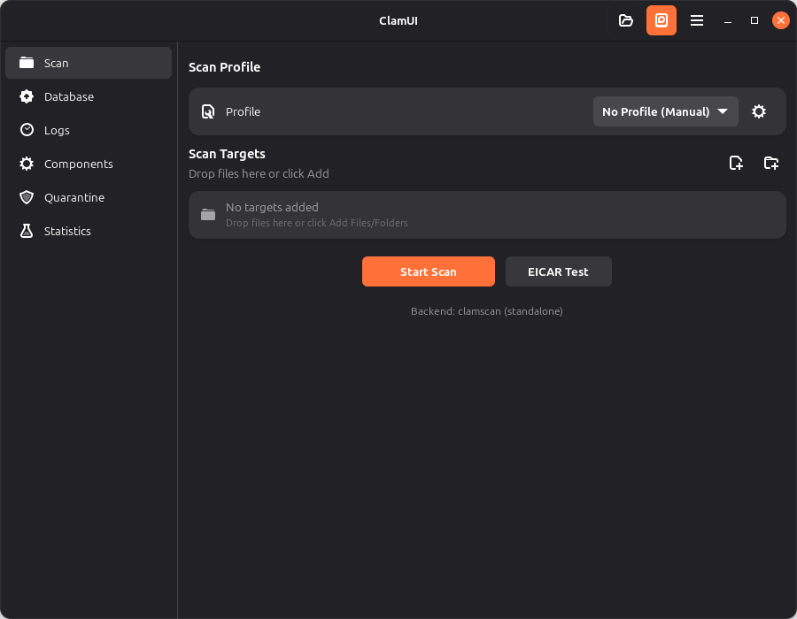 screenshot 1 of Clamui