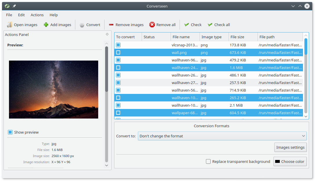 screenshot 1 of Converseen