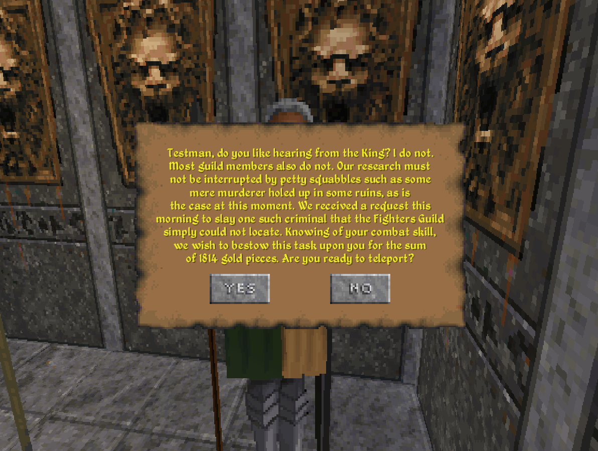 screenshot 1 of Daggerfall Unity