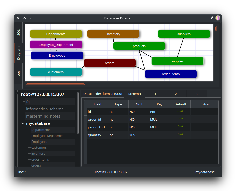 screenshot 1 of Database Dossier