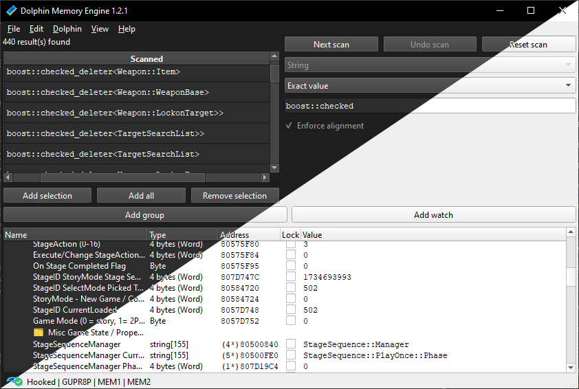 screenshot 1 of Dolphin Memory Engine