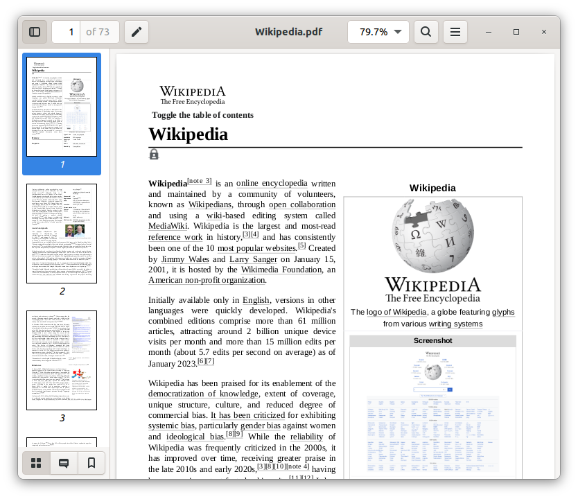 screenshot 1 of Evince