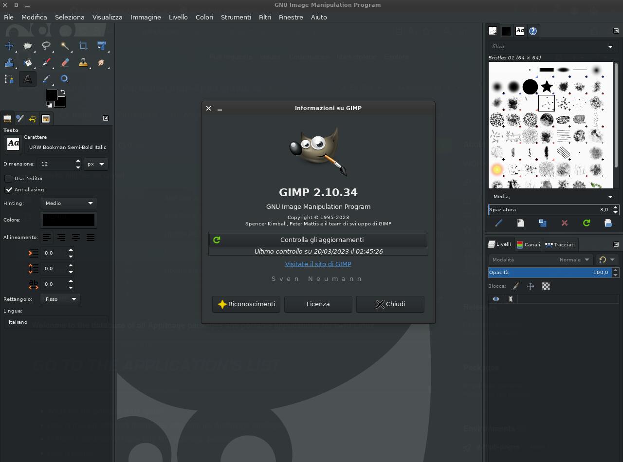 screenshot 1 of GIMP